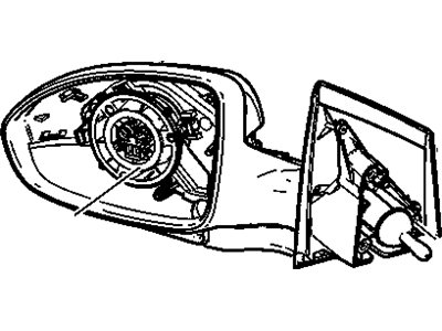 GM 95186743 Mirror Assembly, Outside Rear View