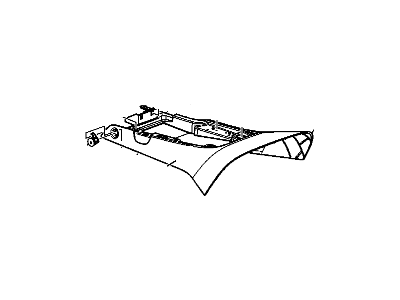2006 Chevrolet Corvette Center Console Base - 89044468
