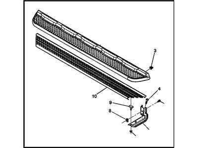 GM 12490925 Step Asm,Running Board