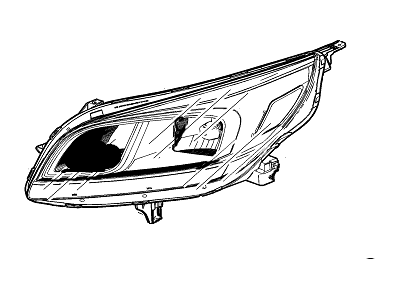 GM 23294936 Headlight Assembly