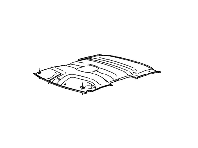 15739497 GM Roof Trim Panel Interior Illustration 1 of 1