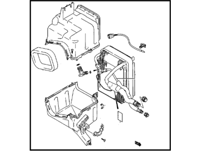 GM 96068763 Evaporator,A/C (W/Case)