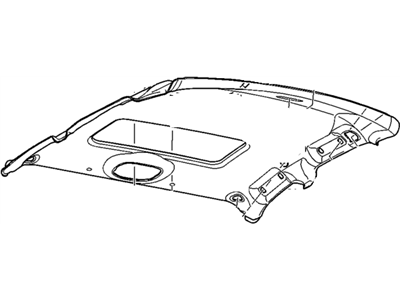 GM 89023098 Panel Asm,Headlining Trim *Shale