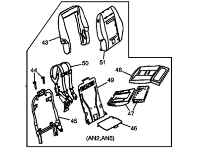 GM 12492872 SEAT, Child Safety Seat