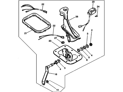 Cadillac Catera Automatic Transmission Shift Levers - 9138391