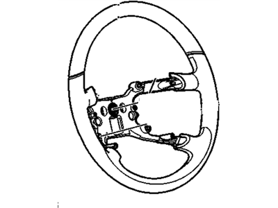 GM 25827785 Steering Wheel Assembly *Gray Y