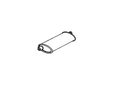 GM 12546228 Exhaust Muffler Assembly