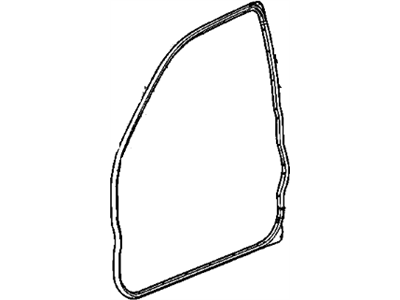 GM 15290817 Weatherstrip Assembly, Front Side Door