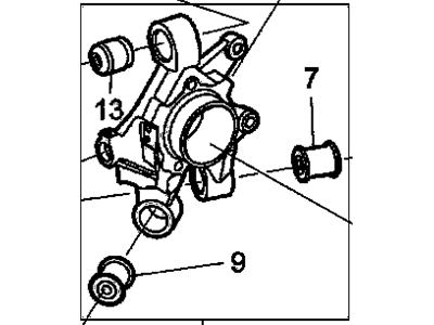 GM 92287355 Rear Suspension Knuckle Assembly