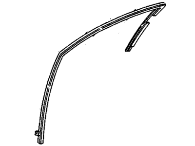 1992 Pontiac Grand Am Window Channel - 22635566