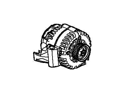 GM 19136046 Reman Alternator (Delco Ad237 125 Amps)