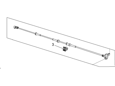 GM 92286749 Sensor Assembly, Front Wheel Speed