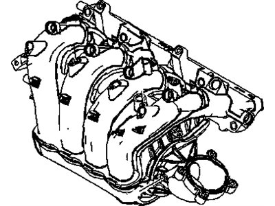 GM 55564303 Manifold Asm,Intake (W/ Multiport Fuel Injector & Fuel Rail)