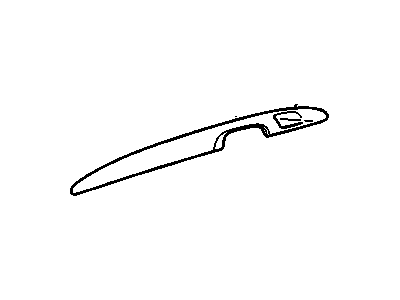 20938254 GM Applique Assembly, Front Side Door Trim Panel *Walnut L Illustration 1 of 1