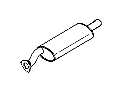 GM 15994361 Muffler Asm,Exhaust