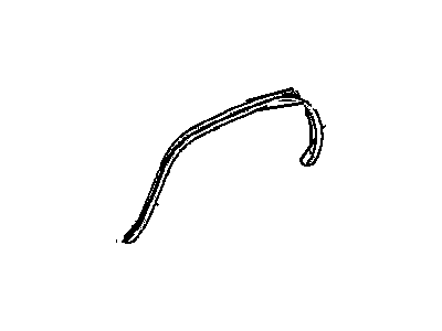 GM 25502359 Molding, Front Fender Wheel Opening Lh