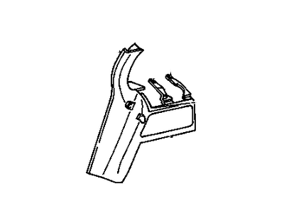 GM 10222931 PANEL, Lock Pillar Trim
