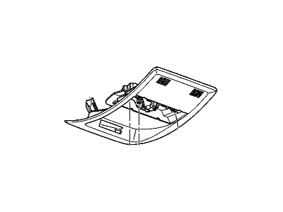 GM 25977641 Console Assembly, Roof *Light Cashmere