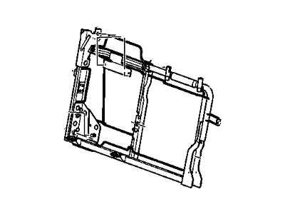 GM 89041185 Frame,Rear Seat Back Cushion