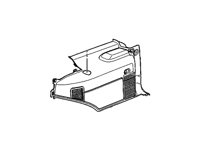 GM 15133250 Panel Assembly, Body Side Trim *Shale