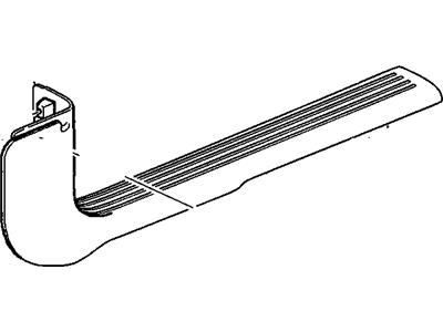 GM 25684860 Retainer Assembly, Front Side Door Opening Floor Carpet *Neutral