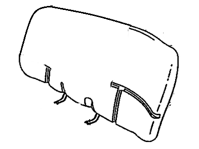 GM 88895751 Pad Asm,Rear Seat Back Cushion