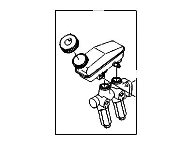 2007 Chevrolet Aveo Brake Master Cylinder - 93742399