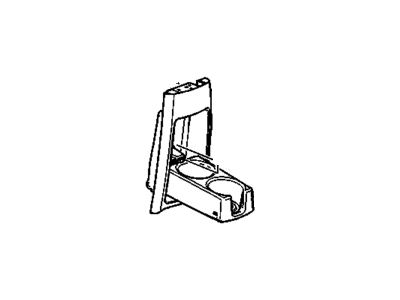 GM 15140871 Plate Assembly, Front Floor Console Rear Trim *Dark Titanium