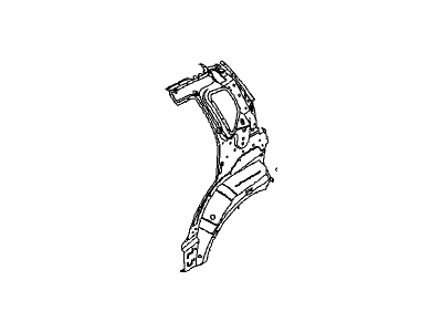 GM 96533251 Panel,Body Side Inner Rear