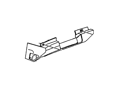 GM 25619500 BOLSTER, Instrument Panel Pad