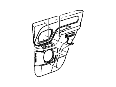 GM 15741841 PANEL, Door Trim/Access