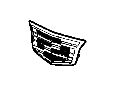 GM 23444634 Front Grille Emblem Assembly