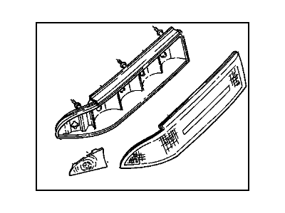 Buick Regal Back Up Light - 5977077