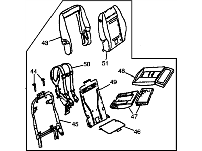GM 12534070 Seat Asm,Child Restraint (Integral) *Me*Neutral