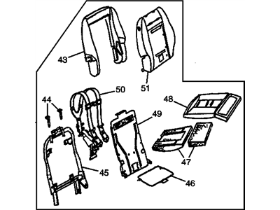 GM 12458335 Seat Asm,Child *Neutral