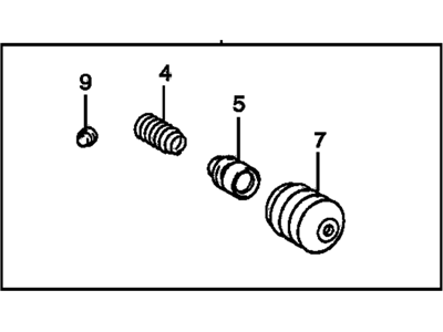 2003 Pontiac Vibe Clutch Slave Cylinder - 88972168