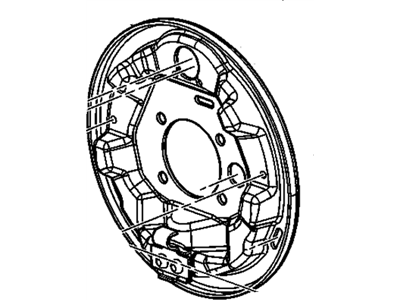 GM 22676069 Plate Assembly, Rear Brake Backing