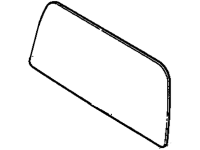 GM 14022869 Glass, Body Side Window, Left