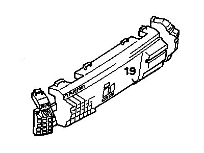 GM 16517397 Absorber, Rear Bumper Fascia Energy