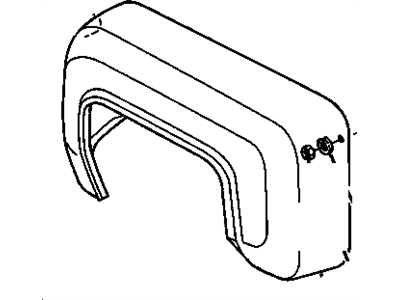 GM 14027366 Fender,Rear