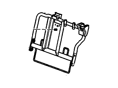 GM 19152895 Frame,Rear Seat Back Cushion