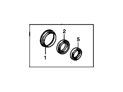 2002 Chevrolet Prizm Wheel Seal - 94858656
