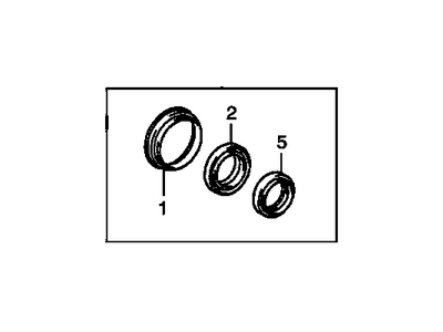 1998 Chevrolet Prizm Wheel Seal - 94858656