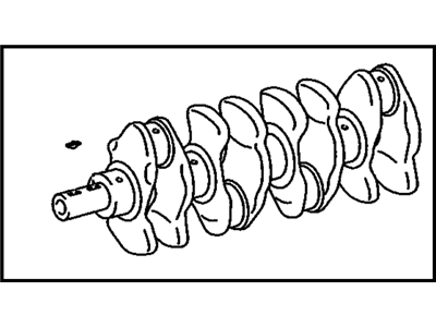 2010 Pontiac Vibe Crankshaft - 19185565