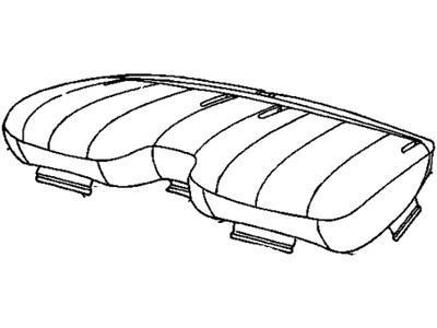 GM 20227160 Retainer,Rear Seat Cushion