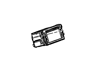 GM 22754030 Radio Assembly, Amplitude Modulation/Frequency Modulation Stereo & Clock & Audio/Vide