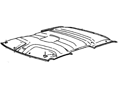 GM 15192494 Panel Assembly, Headlining Trim *Graphite