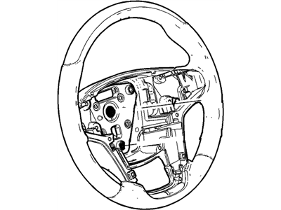 GM 23153243 Wheel Assembly, Steering *Cocoa
