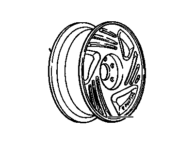1993 Pontiac Bonneville Spare Wheel - 12535046