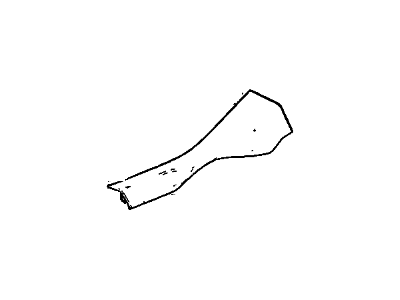 20825167 GM Plate Assembly, Rear Side Door Sill Trim *Light Ttnum Illustration 1 of 1